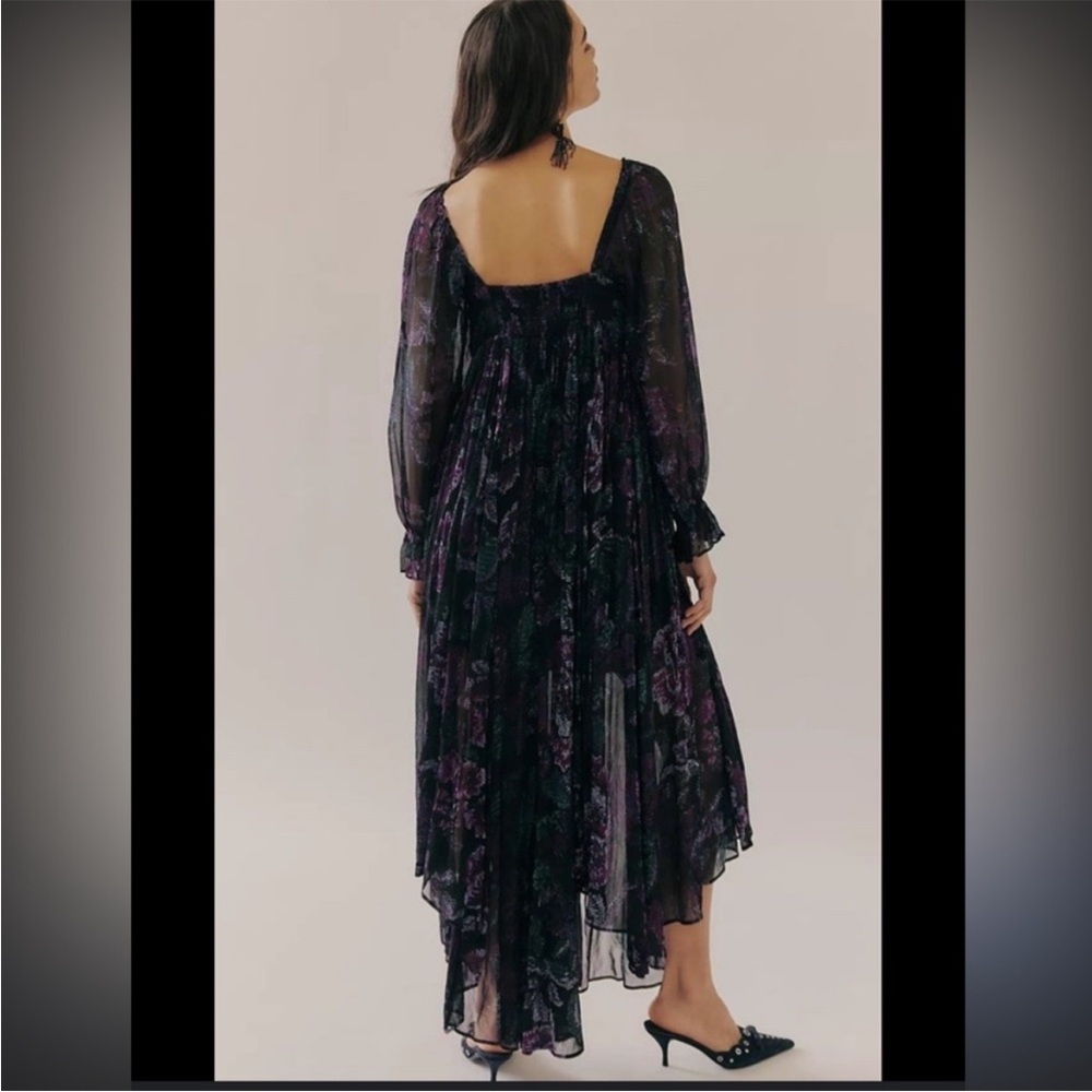 ▪️Free People Timeless Tapestry Embellished Babydoll Maxi Dress - Picture 5 of 14